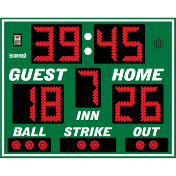 Electro-Mech LX1320 Outdoor Portable Multi-Sport Scoreboard (5'x4')