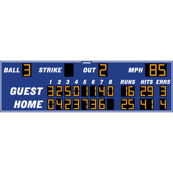 Electro-Mech LX163 Eight Inning Baseball Scoreboards
