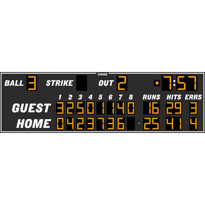 Electro-Mech LX163 Eight Inning Baseball Scoreboards