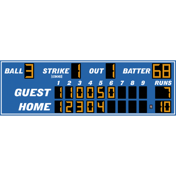 Electro-Mech LX171 Compact Nine Inning Baseball Scoreboards