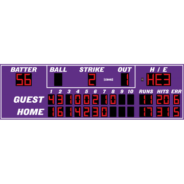 Electro-Mech LX174 Ten Inning Baseball Scoreboards
