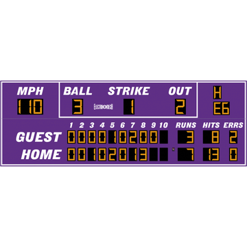 Electro-Mech LX175 Full Size Ten Inning Baseball Scoreboards