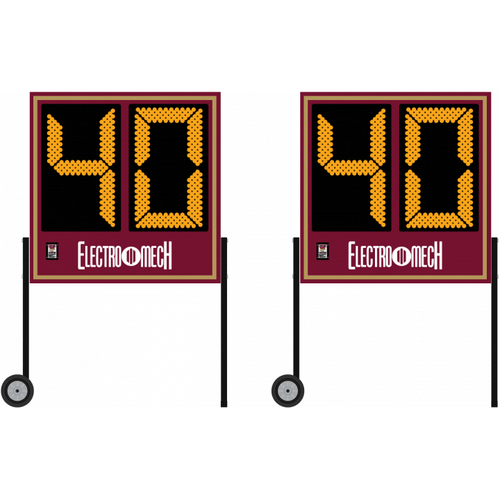 Electro-Mech LX3030 Portable Play Clock Set With 30-Inch Digits w/ T-Cart
