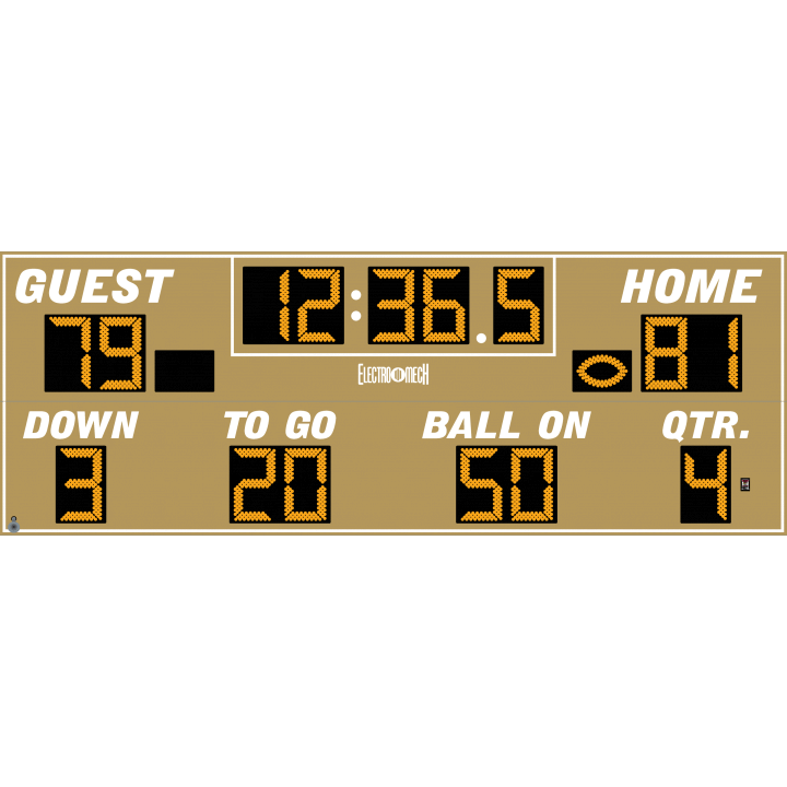 Electro-Mech LX336 Football Scoreboards (22'x8')