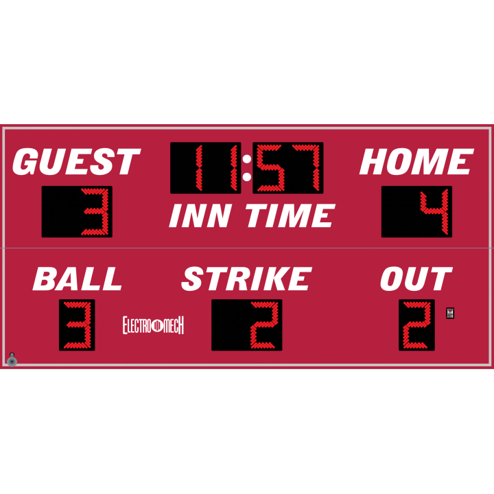 Electro-Mech LX3450 Large Multi-Sport Scoreboard (16'x8')
