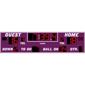 Electro-Mech LX374 Wide Format Football Scoreboards (32'x8')