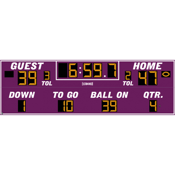 Electro-Mech LX378 Full Size Football Scoreboards