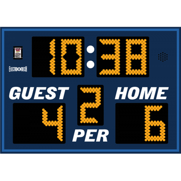 Electro-Mech LX6324 Outdoor Portable Multi-Sport Scoreboards (5'x3-1/2')
