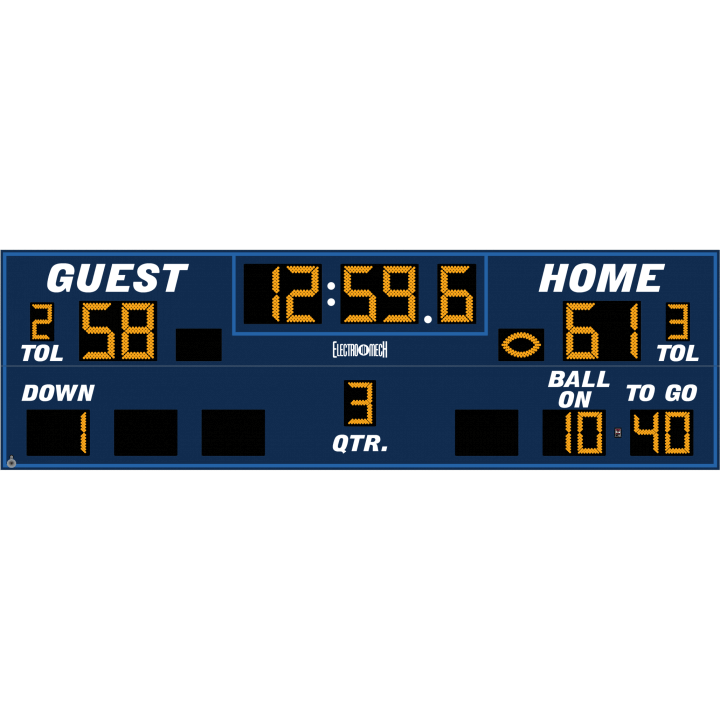 Electro-Mech LX694 Full Featured Soccer Scoreboards