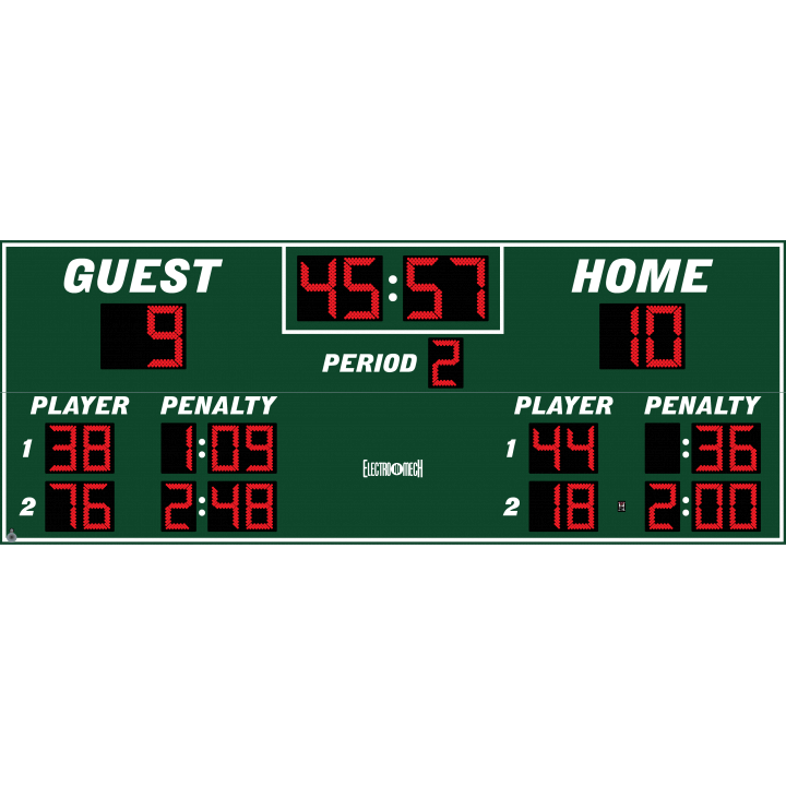 Electro-Mech LX7770 Outdoor Large Lacrosse/Hockey Scoreboard