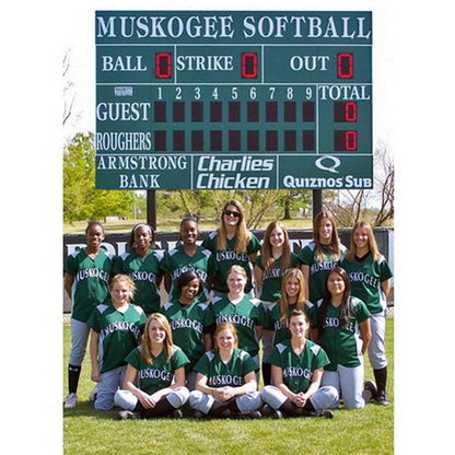 Electronic Scoreboard for Baseball & Softball with Pitch Count - 3320
