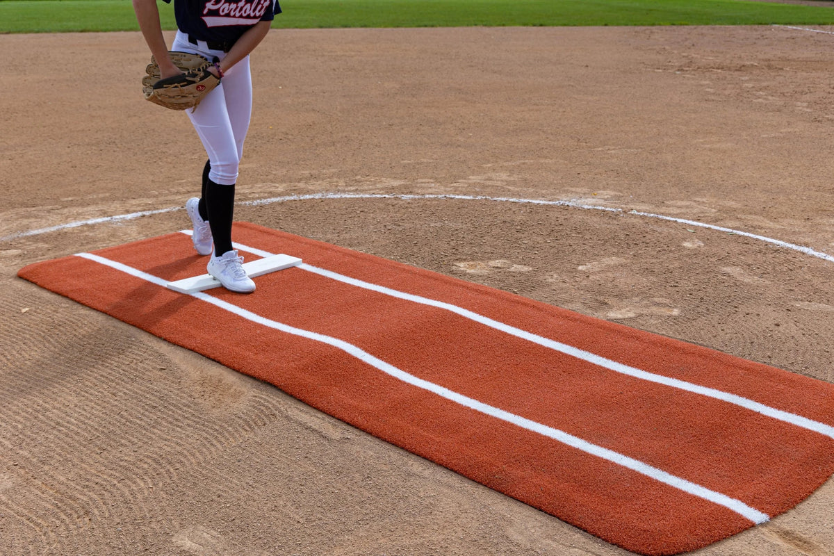 Portolite Softball Pro Spiked Game Mat