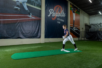 Portolite Baseball Signature Practice Softball Mat No Lines-1
