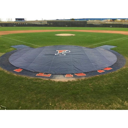 Field Saver Baseball Spot Cover - Vinyl (Weighted Hem)