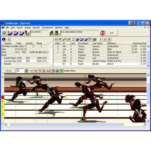 FinishLynx Athletics Timing Systems for Track Meets