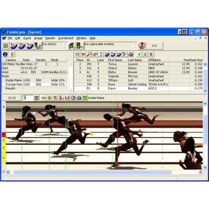 FinishLynx Athletics Timing Systems for Track Meets