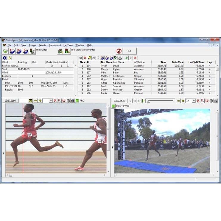 FinishLynx Athletics Timing Systems for Track Meets