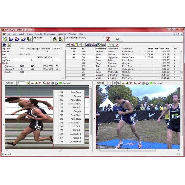 FinishLynx Athletics Timing Systems for Track Meets