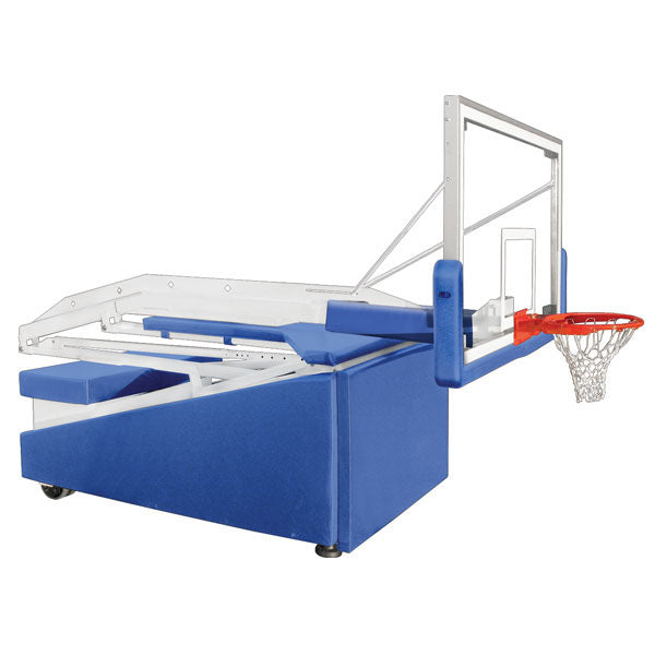 Hurricane™ 72" Tempered Glass Portable Basketball Hoop by First Team