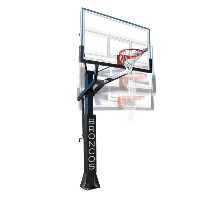 PowerHouse™ 6 Adjustable In-Ground Bolt-Down Basketball Hoop by First Team