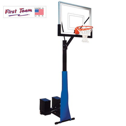 RollaSport™ Acrylic Portable Basketball Hoop by First Team