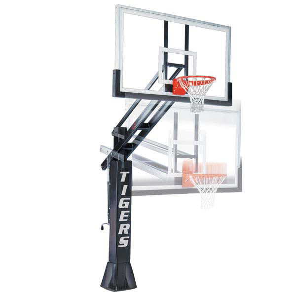 Titan™ Adjustable In-Ground Bolt-Down Basketball Hoop by First Team