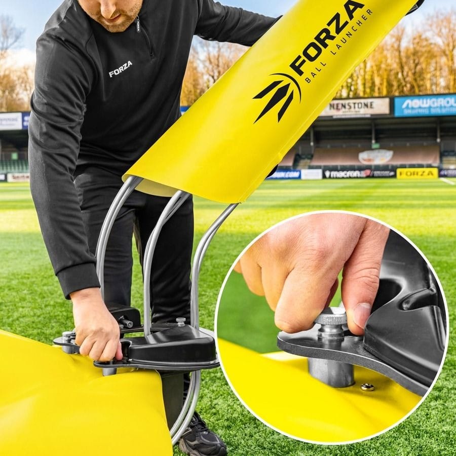 FORZA Ball Launcher Trainer Soccer Ball Machine + Feeder + Speed Boost SC45476
