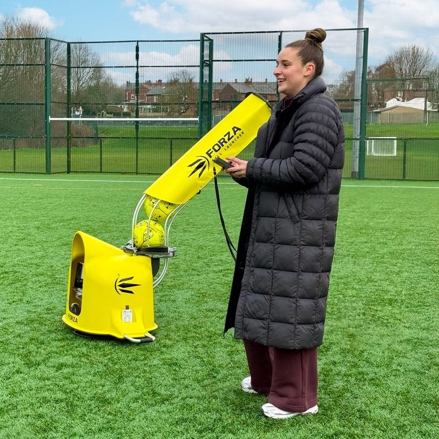 FORZA Ball Launcher Trainer Soccer Ball Machine + Feeder SC45474