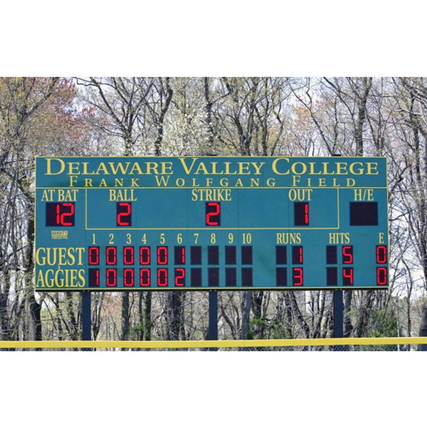 Full Size Electronic Scoreboard for Baseball and Softball - 3328