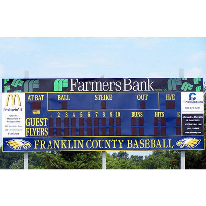 Full Size Electronic Scoreboard for Baseball and Softball - 3328