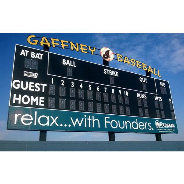 Full Size Electronic Scoreboard for Baseball and Softball - 3328