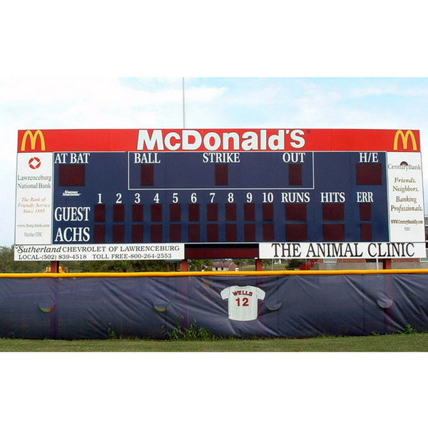 Full Size Electronic Scoreboard for Baseball and Softball - 3328