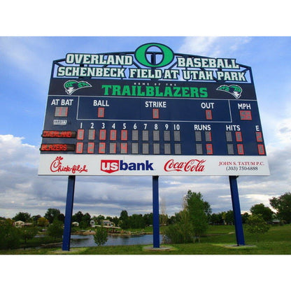 Full Size Electronic Scoreboard for Baseball and Softball - 3328
