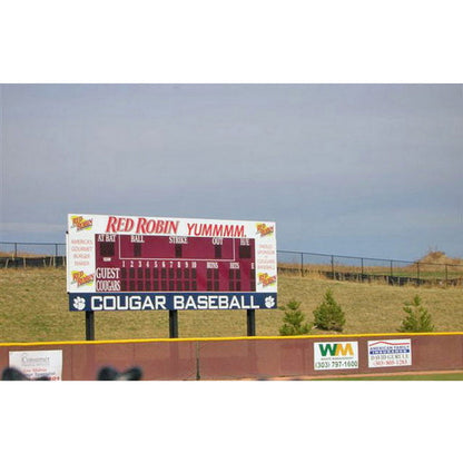 Full Size Electronic Scoreboard for Baseball and Softball - 3328