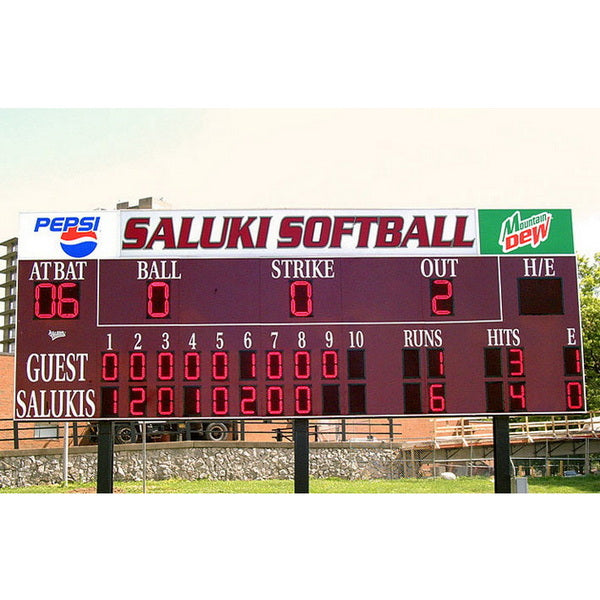 Full Size Electronic Scoreboard for Baseball and Softball - 3328