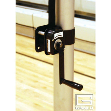Gared Rallyline Scholastic 3-1/2" OD Telescopic One-Court Volleyball System