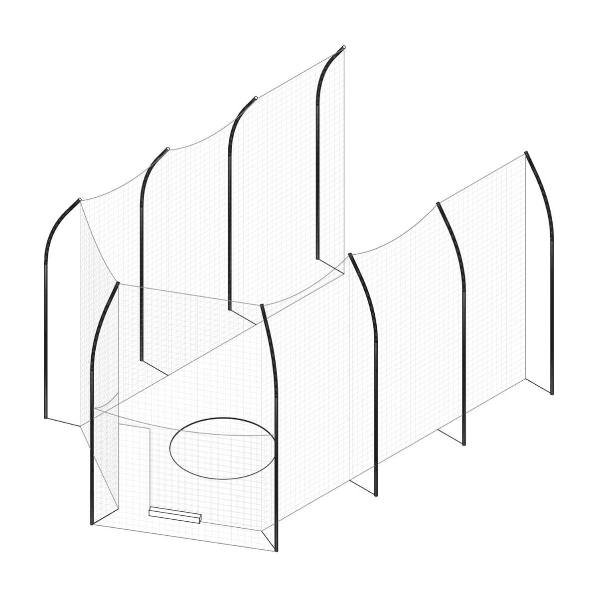 Gill Barrier Net For 732145 Discus Cage 732147