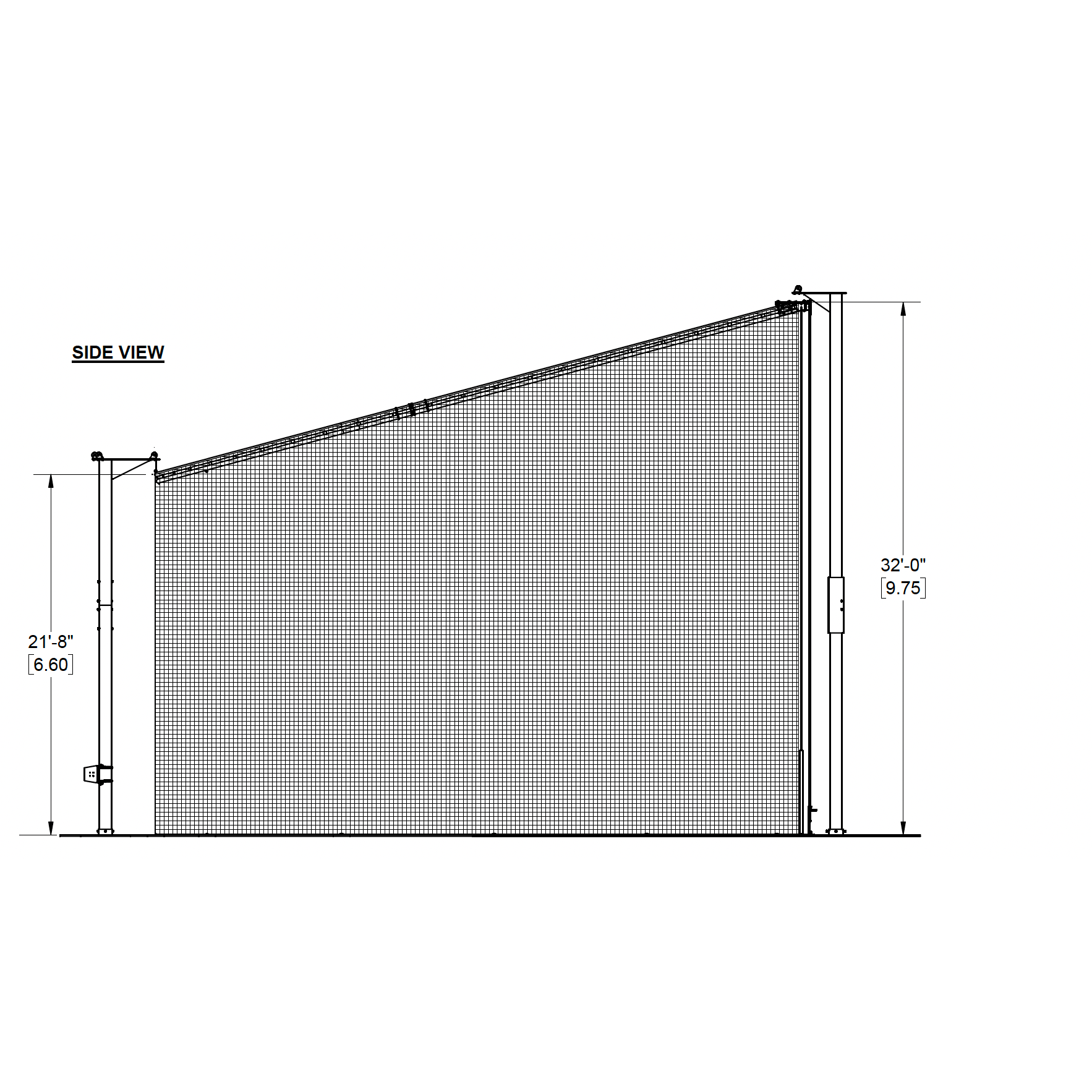 Gill Coliseum Hammer Discus Cage w/ Rear Door Access 753200C01SP