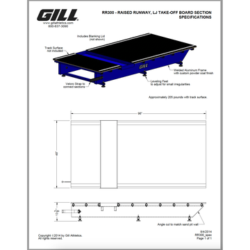 Gill Long Jump Sand Pit Connection Runway Section RR300