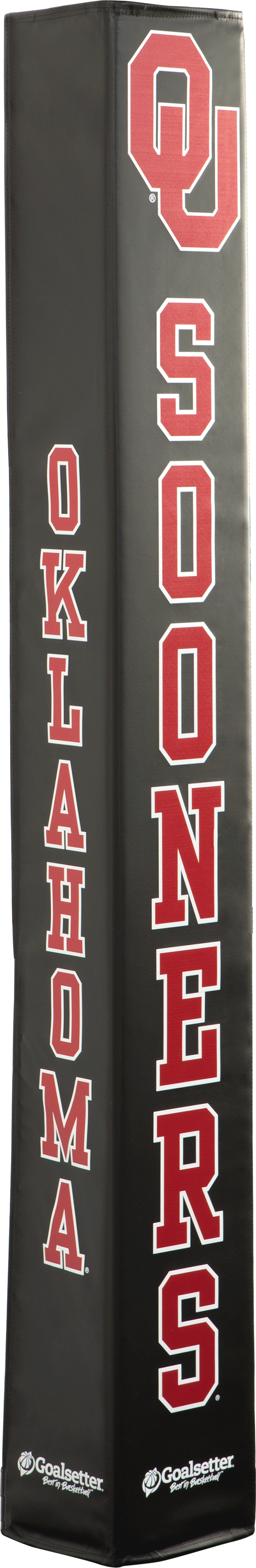 Oklahoma Sooners Basketball Pole Pad - Black