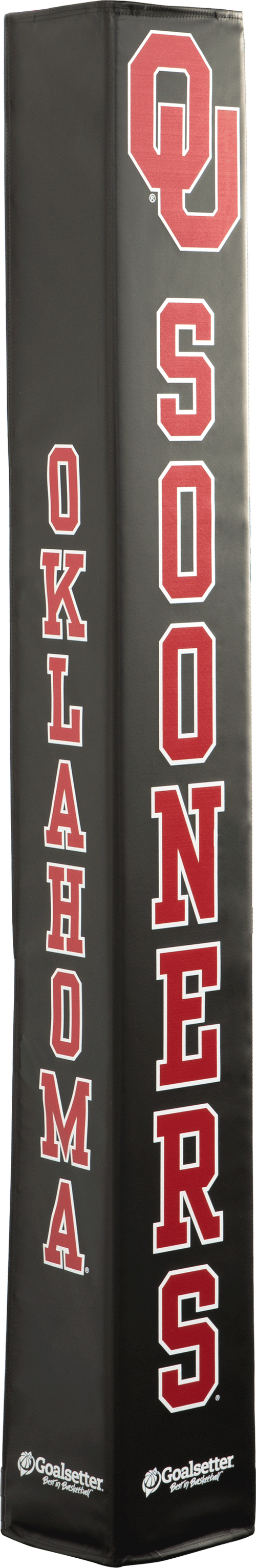 Oklahoma Sooners Basketball Pole Pad - Black
