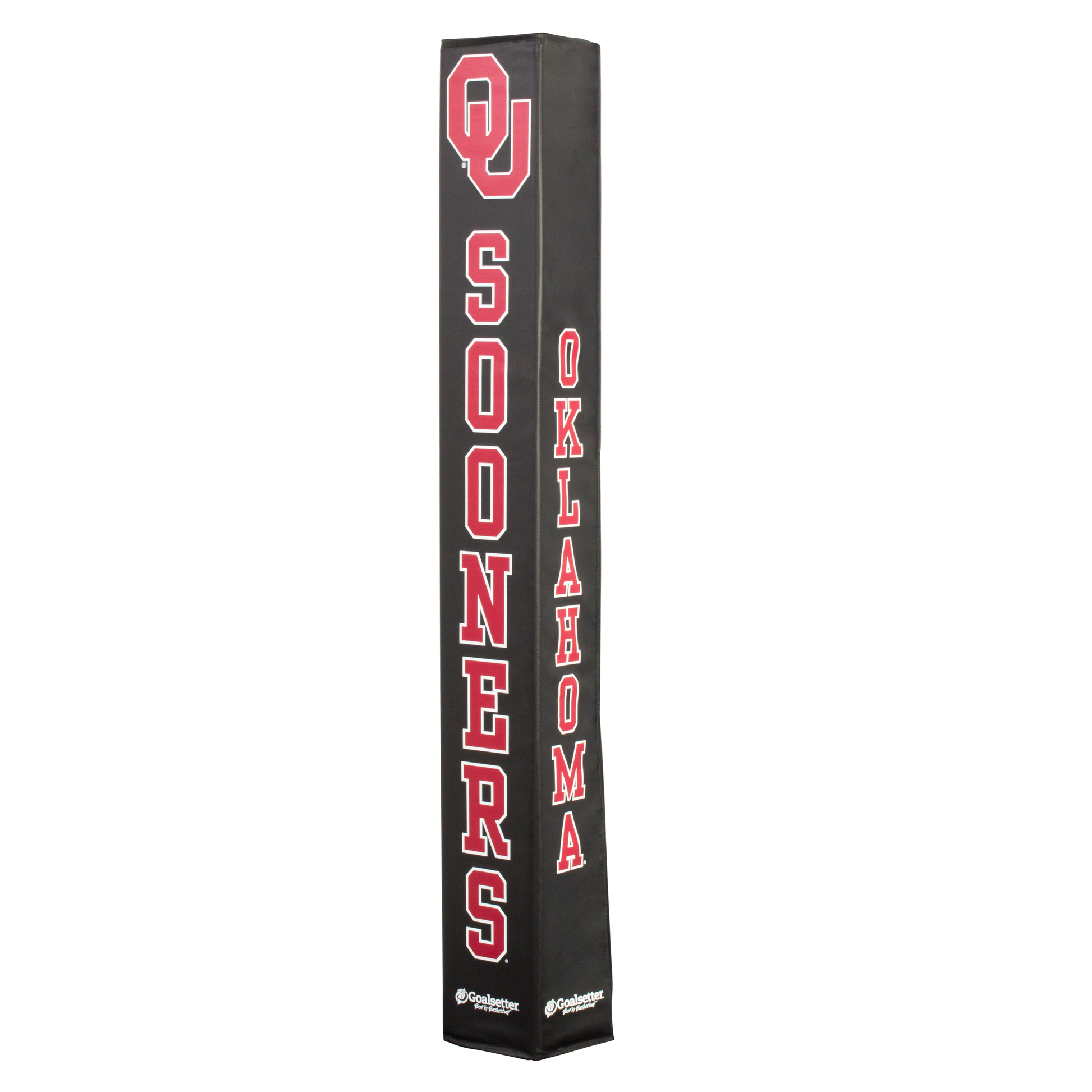 Oklahoma Sooners Basketball Pole Pad - Black