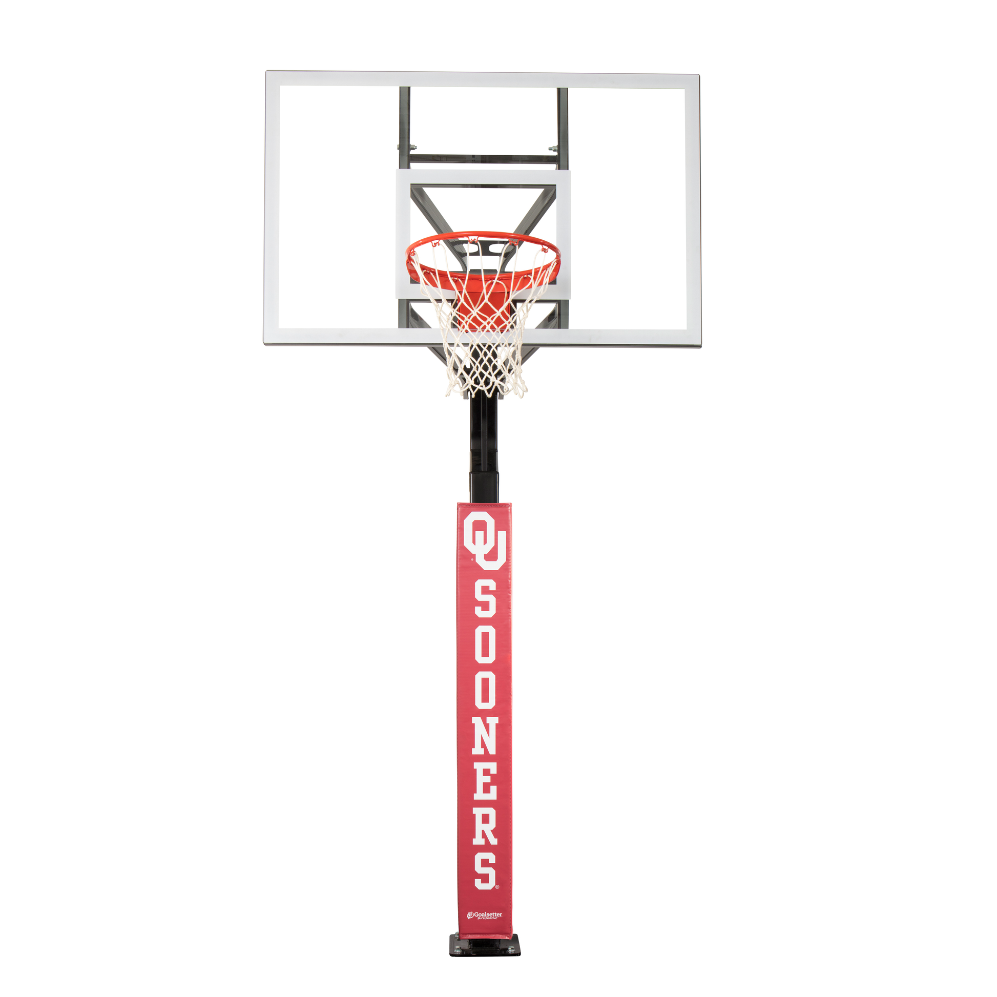 Oklahoma Sooners Basketball Pole Pad - Red