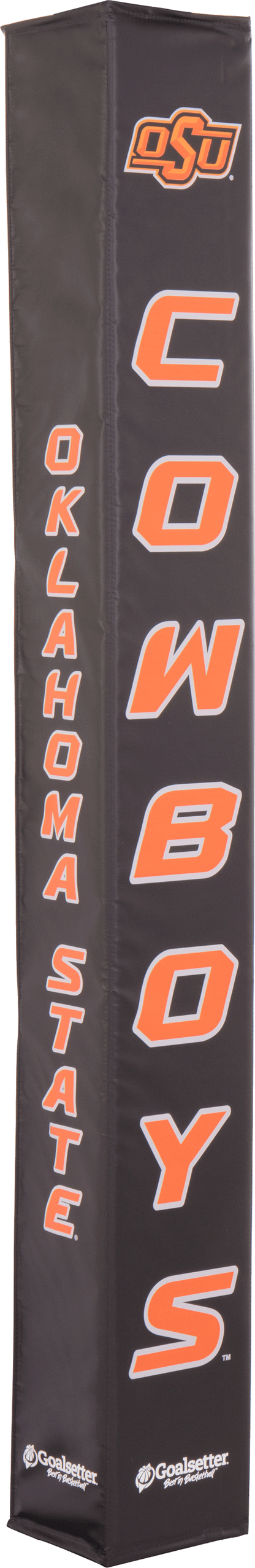 Oklahoma State Cowboys Basketball Pole Pad - Black