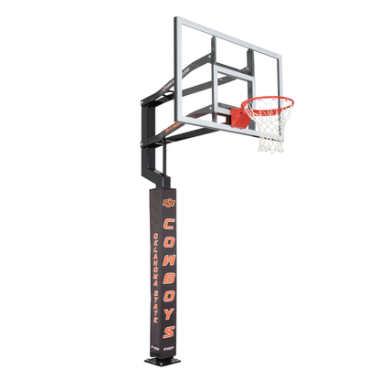 Oklahoma State Cowboys Basketball Pole Pad - Black