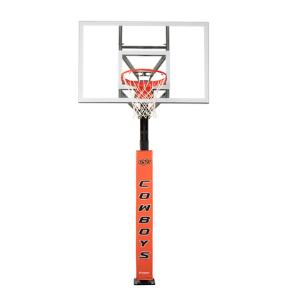 Oklahoma State Cowboys Basketball Pole Pad - Orange