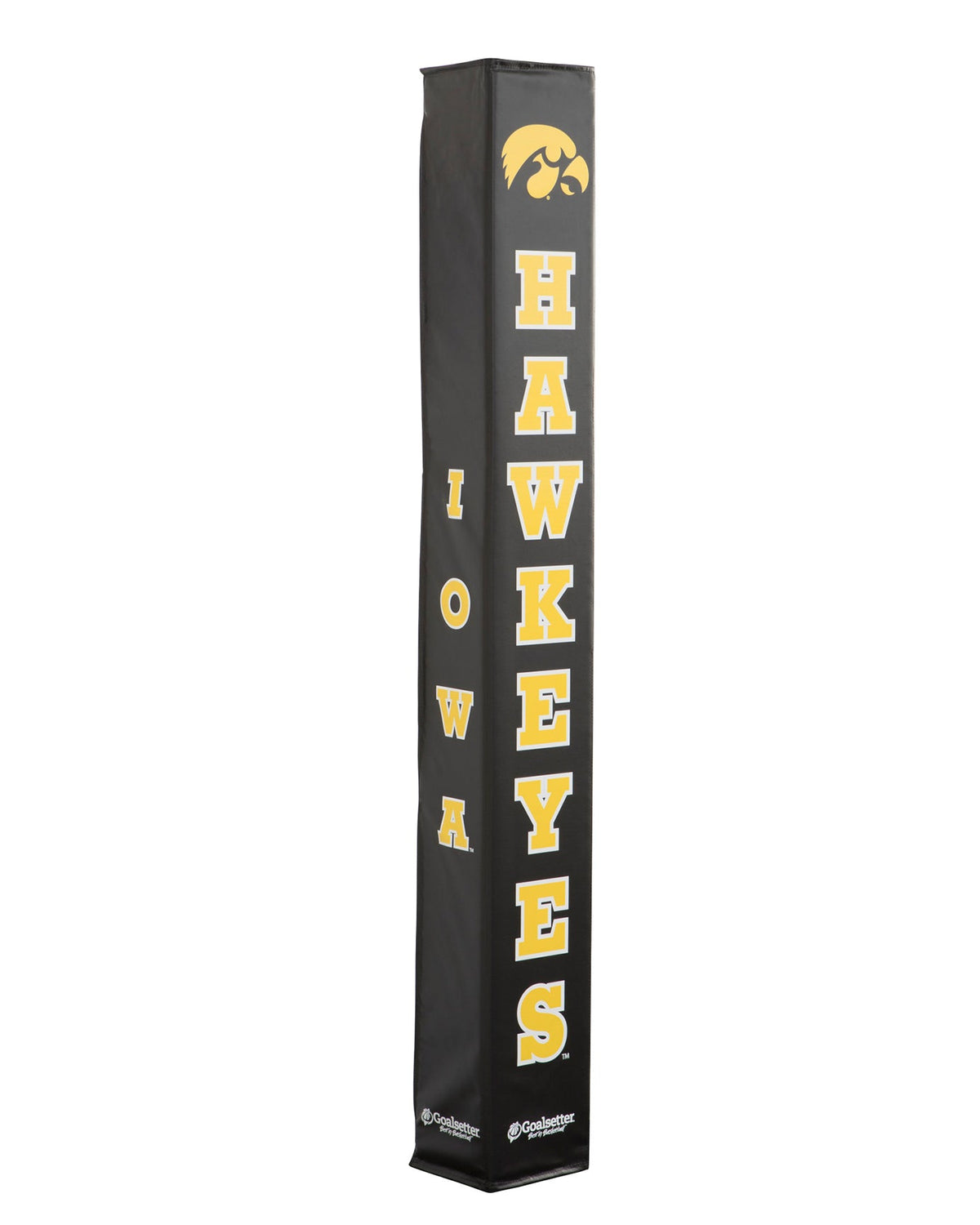 Goalsetter Collegiate Basketball Pole Pad - Iowa Basketball Hawkeyes (Black)