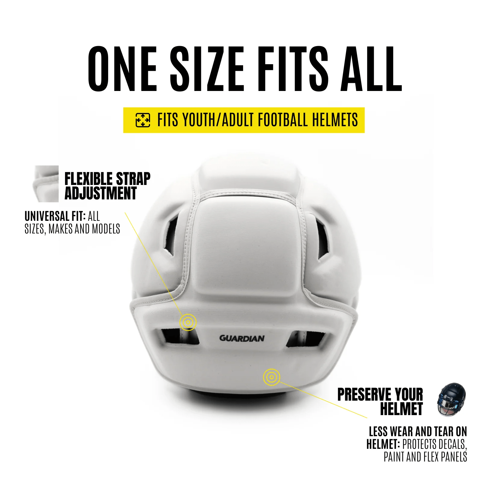 Guardian Caps XT 2.0 Football Soft-Shell Helmet Cover (MOQ 5)