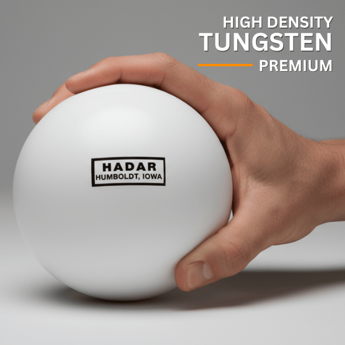 Hadar Athletic High Density Tungsten Indoor Hard Shell Shot Put