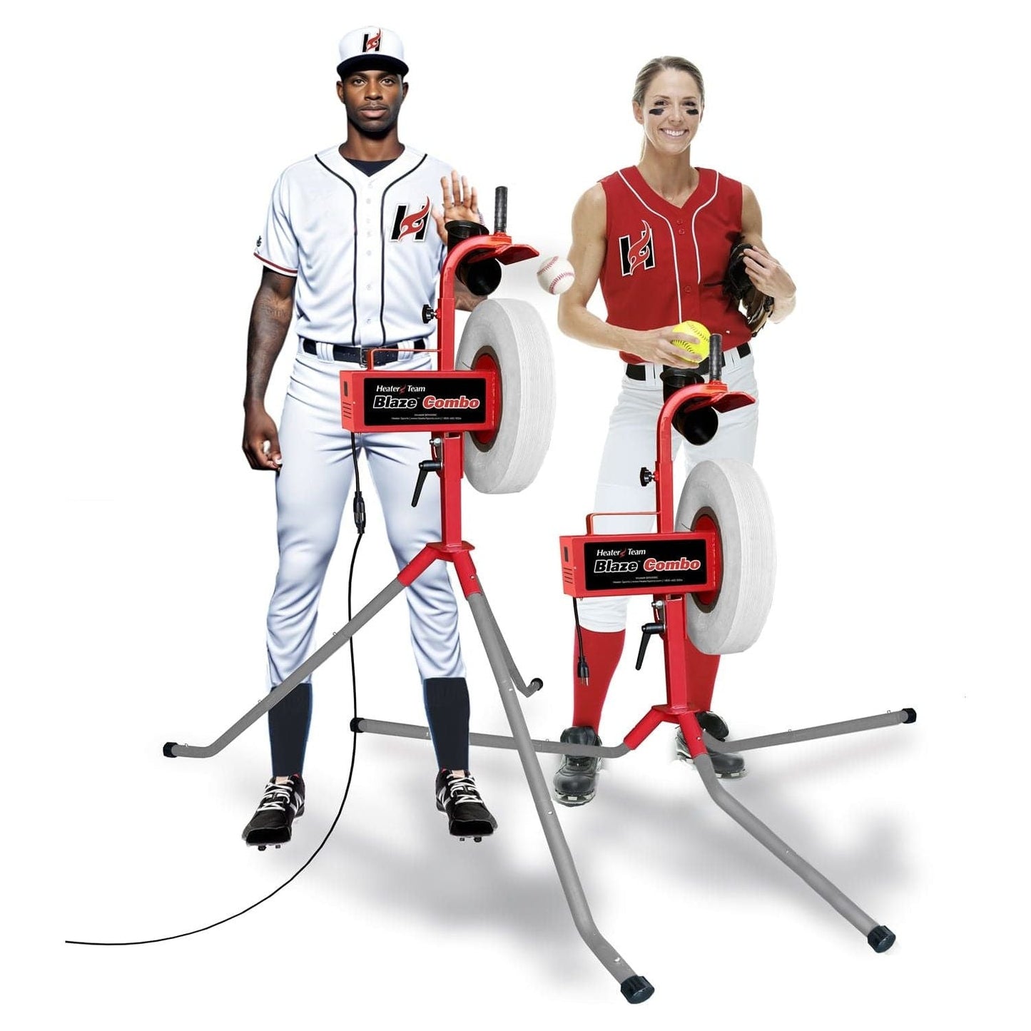 Heater Blaze Combo Heavy Duty Pitching Machine BPM599C